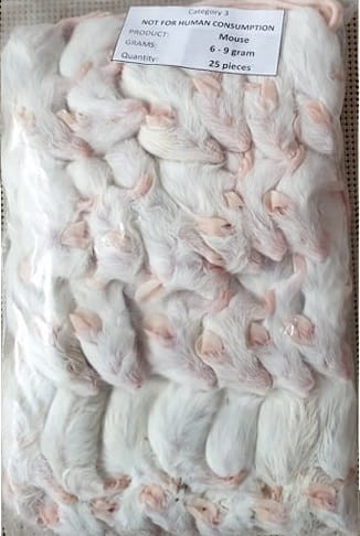 Mysz mrożona oseski 3-6g